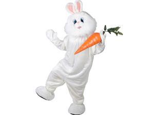 White Plush Bunny Mascot White Plush Bunny Mascot