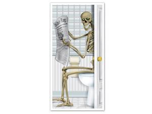 Skeleton Restroom Door Cover Skeleton Restroom Door Cover