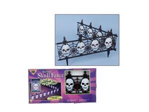 Light Up Gothic Skull Fence Light Up Gothic Skull Fence
