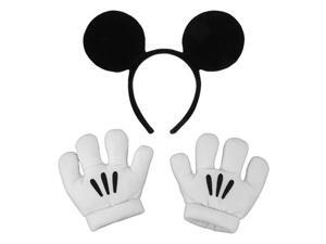 Child Mickey Mouse Ears and Gloves Set Child Mickey Mouse Ears and Gloves Set