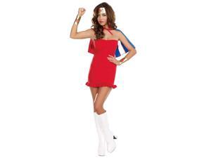 She's My Hero Sexy Superhero Costume Kit Adult One Size She's My Hero Sexy Superhero Costume Kit Adult One Size