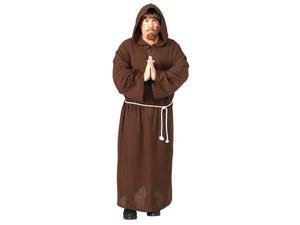 Adult Friar Tuck Deluxe Hooded Monk Robe Costume - Renaissance Monk Robes Adult Friar Tuck Deluxe Hooded Monk Robe Costume - Renaissance Monk Robes