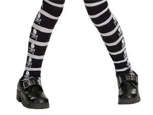Skull And Crossbones Girls Tights - Pirate Costumes Skull And Crossbones Girls Tights - Pirate Costumes