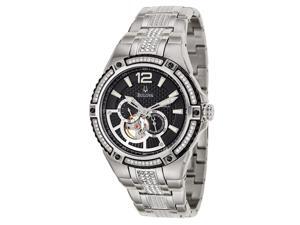 Bulova 98A128 Men's BVA Stainless Steel Crystal Accented Automatic Watch Bulova 98A128 Men's BVA Stainless Steel Crystal Accented Automatic Watch