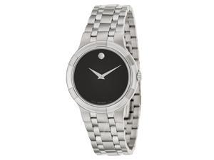 Movado 0606203 Metio Series Men's Black Museum Dial Swiss Quartz Watch Movado 0606203 Metio Series Men's Black Museum Dial Swiss Quartz Watch