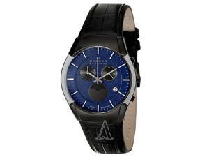 Skagen Black Label Chronograph Moonphase Mens Watch 901XLMLN Skagen Black Label Chronograph Moonphase Mens Watch 901XLMLN