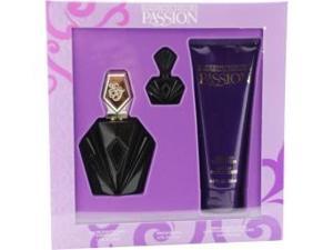 Passion By Elizabeth Taylor Set-Edt Spray 2.5 Oz & Body Lotion 6.8 Oz & Parfum .12 Oz Mini Passion By Elizabeth Taylor Set-Edt Spray 2.5 Oz & Body Lotion 6.8 Oz & Parfum .12 Oz Mini
