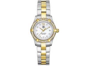 TAG Heuer Aquaracer Diamond Set Bi-Metal Bracelet Ladies Watch WAF1450.BB0825 TAG Heuer Aquaracer Diamond Set Bi-Metal Bracelet Ladies Watch WAF1450.BB0825