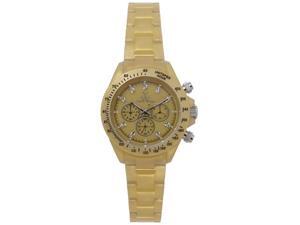 Toy Watch Plasteramic Pearilzed Pearl Chrono Gold Watch FLP07GD Toy Watch Plasteramic Pearilzed Pearl Chrono Gold Watch FLP07GD
