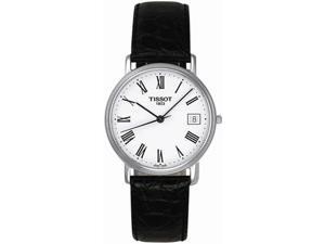 Tissot T-Classic Desire White Dial Black Leather Mens Watch T52142113 Tissot T-Classic Desire White Dial Black Leather Mens Watch T52142113