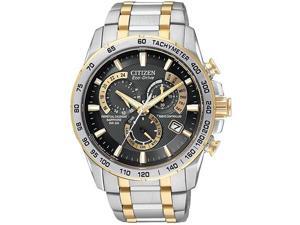 Citizen Eco-Drive Chronograph Two-Tone Mens Watch AT4004-52E Citizen Eco-Drive Chronograph Two-Tone Mens Watch AT4004-52E