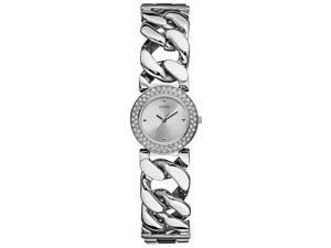 GUESS Silver-Tone Chain Bracelet Ladies Watch U11662L1 GUESS Silver-Tone Chain Bracelet Ladies Watch U11662L1