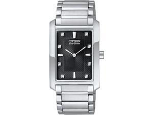 Citizen BL6050-57E Eco-Drive Strainless Steel Palidoro Diamond Accented Black Dial Citizen BL6050-57E Eco-Drive Strainless Steel Palidoro Diamond Accented Black Dial