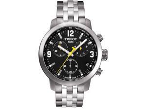 Tissot PRC 200 Chronograph Black Dial Stainless Steel Mens Watch T0554171105700 Tissot PRC 200 Chronograph Black Dial Stainless Steel Mens Watch T0554171105700
