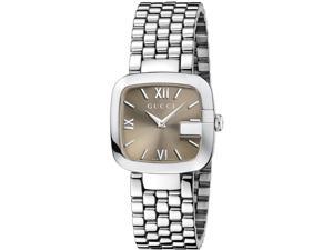 Gucci Brown Dial Stainless Steel Ladies Watch YA125410 Gucci Brown Dial Stainless Steel Ladies Watch YA125410