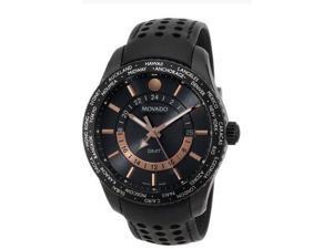 Movado Series 800 Gray Dial Black Leather Strap Mens Watch 2600118 Movado Series 800 Gray Dial Black Leather Strap Mens Watch 2600118