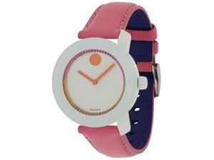 Movado Bold Pink Leather Ladies Watch 3600216 Movado Bold Pink Leather Ladies Watch 3600216