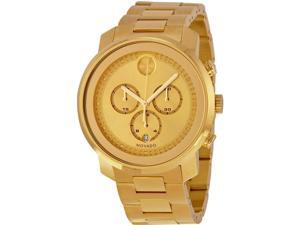 Movado Bold Gold Ion Chronograph Mens Watch 3600278 Movado Bold Gold Ion Chronograph Mens Watch 3600278