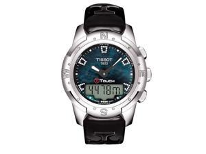 Tissot T-Touch II Diamond Titanium Leather Ladies Watch T0472204612600 Tissot T-Touch II Diamond Titanium Leather Ladies Watch T0472204612600