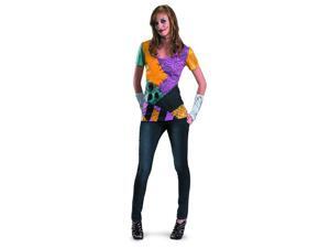The Nightmare Before Christmas Sally T-Shirt & Glovelets Adult Costume Set The Nightmare Before Christmas Sally T-Shirt & Glovelets Adult Costume Set