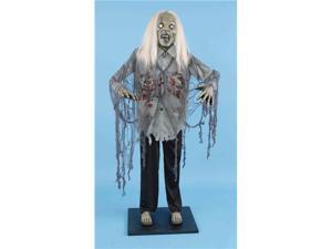 Deluxe 6' Standing Zombie Halloween Prop Decoration Deluxe 6' Standing Zombie Halloween Prop Decoration