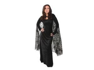 55" Sheer Spiderweb Cape Adult Costume Accessory 55" Sheer Spiderweb Cape Adult Costume Accessory