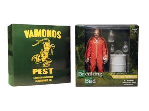 Mezco Toyz Breaking Bad Walter White Heisenberg in Orange Hazmat Suit 6" Action Figure Mezco Toyz Breaking Bad Walter White Heisenberg in Orange Hazmat Suit 6" Action Figure