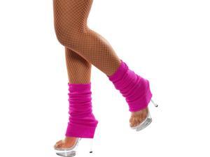 80's Neon Hot Pink Leg Warmers Costume Accessory 80's Neon Hot Pink Leg Warmers Costume Accessory