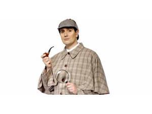 Sherlock Holmes Costume Kit With Pipe And Magnifying Glass Sherlock Holmes Costume Kit With Pipe And Magnifying Glass