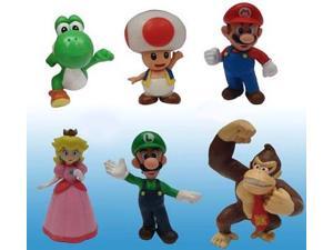 Super Mario Bros Mini Figures Wave 2 Set Of 6 Super Mario Bros Mini Figures Wave 2 Set Of 6
