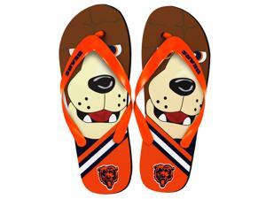 Chicago Bears NFL 8-16 Youth Mascot Flip Flops Large (3-4) Chicago Bears NFL 8-16 Youth Mascot Flip Flops Large (3-4)
