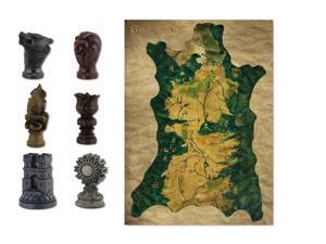 Game of Thrones Map & Marker Set Game of Thrones Map & Marker Set