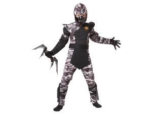 Arctic Forces Camo Ninja Costume Child Large 10-12 Arctic Forces Camo Ninja Costume Child Large 10-12