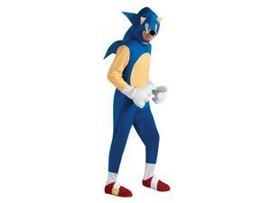 Deluxe Sonic The Hedgehog Costume Adult X-Large 44-46 Deluxe Sonic The Hedgehog Costume Adult X-Large 44-46