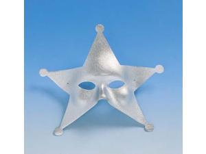 Silver Star Costume Mask Silver Star Costume Mask
