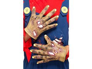 Decaying Zombie Adult Costume Gloves Decaying Zombie Adult Costume Gloves
