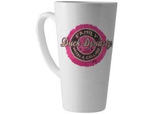 Duck Dynasty 16 Oz Pink Logo Latte Mug Duck Dynasty 16 Oz Pink Logo Latte Mug