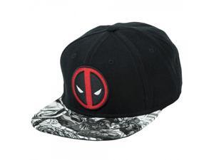 Baseball Cap - Marvel - Deadpool Logo Sublimated Bill Snapback sb1vvfmvu Baseball Cap - Marvel - Deadpool Logo Sublimated Bill Snapback sb1vvfmvu