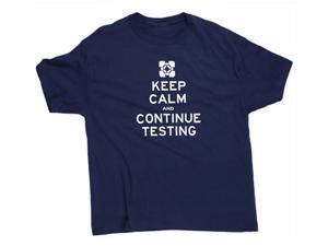 Portal 2 Keep Calm Premium Navy Adult T-Shirt Small Portal 2 Keep Calm Premium Navy Adult T-Shirt Small