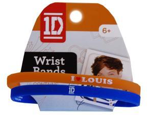 1D One Direction Wrist Band 2 Pack Louis 1D One Direction Wrist Band 2 Pack Louis