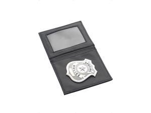 Black & Silver Police Badge In Wallet Costume Set Black & Silver Police Badge In Wallet Costume Set
