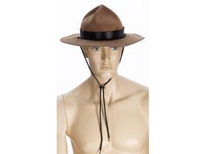 Brown Mountie Adult Costume Hat Brown Mountie Adult Costume Hat