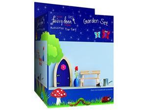 Irish Fairy Door 4-Piece Garden Accessory Set Irish Fairy Door 4-Piece Garden Accessory Set