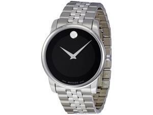 Movado Stainless Steel Black Museum Dial Mens Watch 0606504 Movado Stainless Steel Black Museum Dial Mens Watch 0606504
