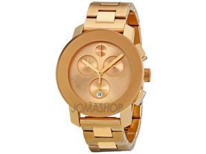 Movado Bold Rose Gold-tone Stainless Steel Womens Watch 3600077 Movado Bold Rose Gold-tone Stainless Steel Womens Watch 3600077