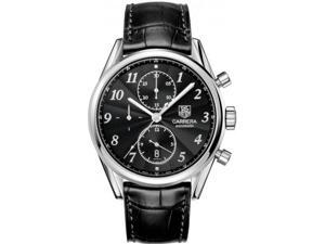 Tag Heuer Carrera Chronograph Black Alligator Leather Mens Watch CAS2110.FC6266 Tag Heuer Carrera Chronograph Black Alligator Leather Mens Watch CAS2110.FC6266