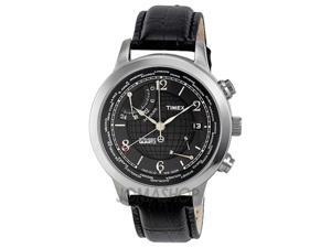 Timex Intelligent World Time Charcoal Dial Mens Watch T2N609 Timex Intelligent World Time Charcoal Dial Mens Watch T2N609