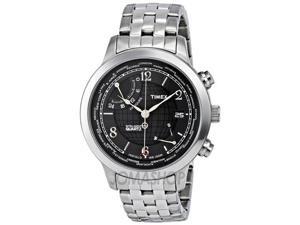 Timex Intelligent World Time Charcoal Dial Mens Watch T2N610 Timex Intelligent World Time Charcoal Dial Mens Watch T2N610