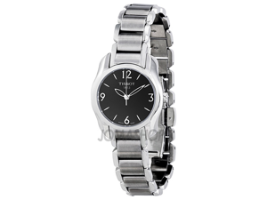 Tissot T-Wave Black Dial Ladies Watch T0232101105700 Tissot T-Wave Black Dial Ladies Watch T0232101105700