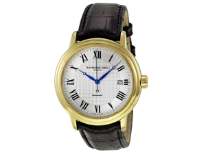 Raymond Weil Maestro Silver Dial Black Leather Mens Watch 2837-PC-00659 Raymond Weil Maestro Silver Dial Black Leather Mens Watch 2837-PC-00659